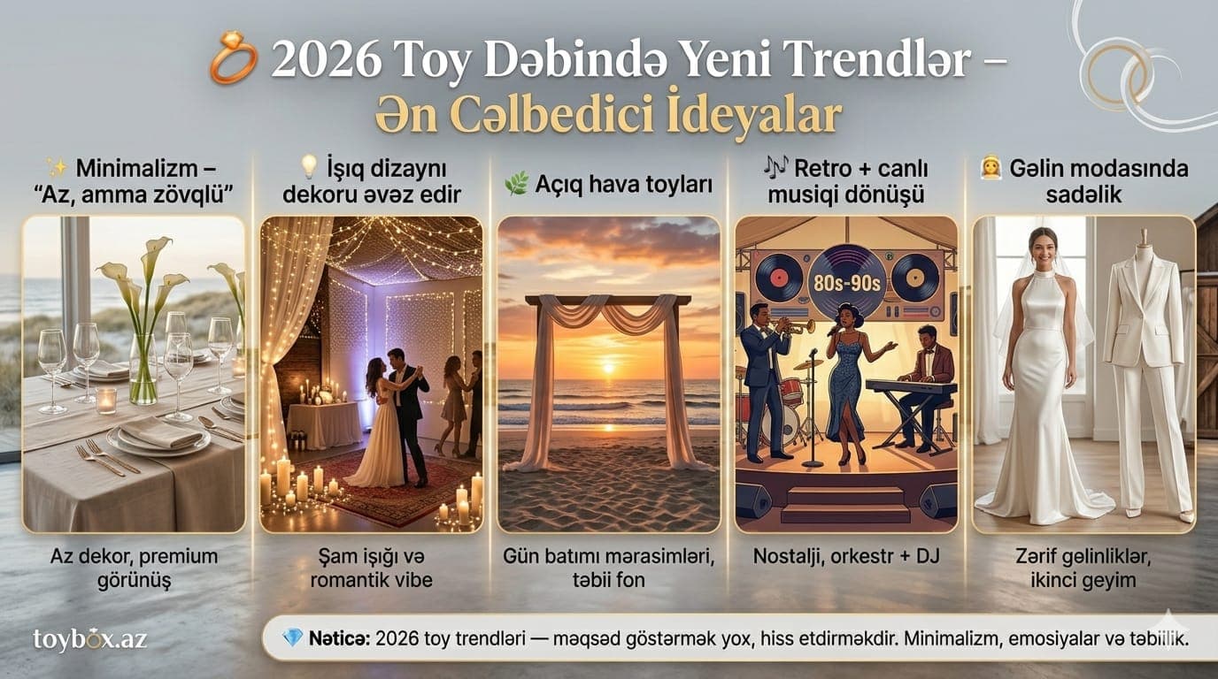 💍 2026 Toy Dəbində Yeni Trendlər – Ən Cəlbedici İdeyalar