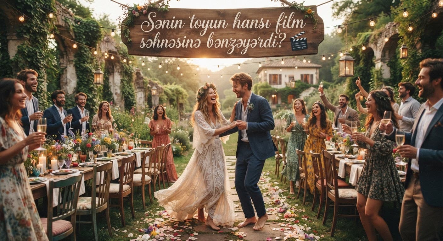 Sənin toyun hansı film səhnəsinə bənzəyərdi? 🎬