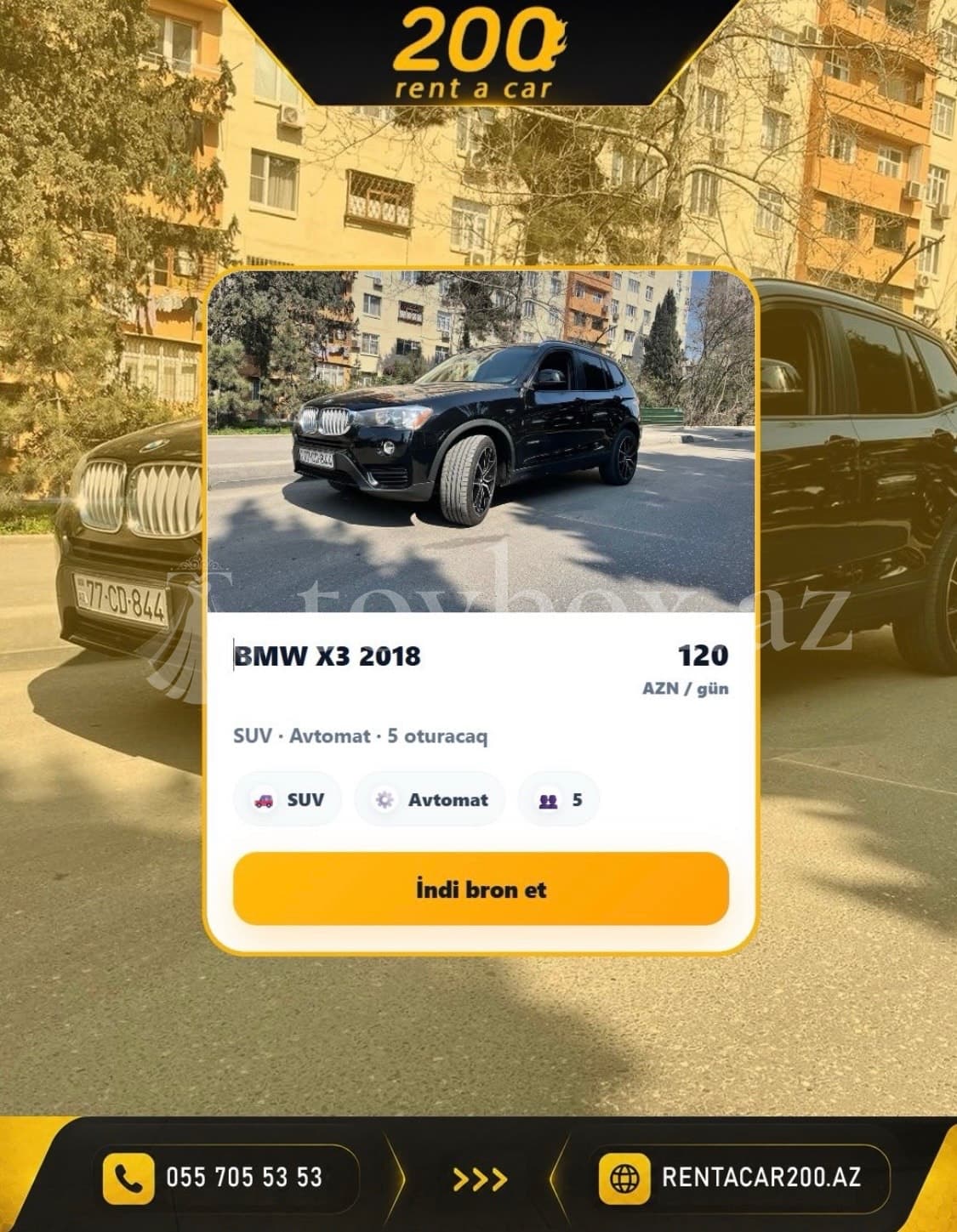 Rent A Car 200