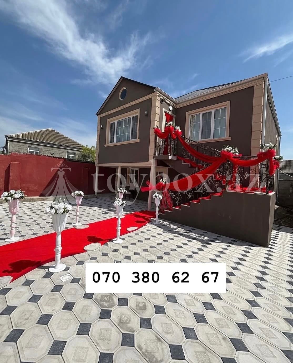 Sumqayıt Dekor Ad Günü Toy Nişan