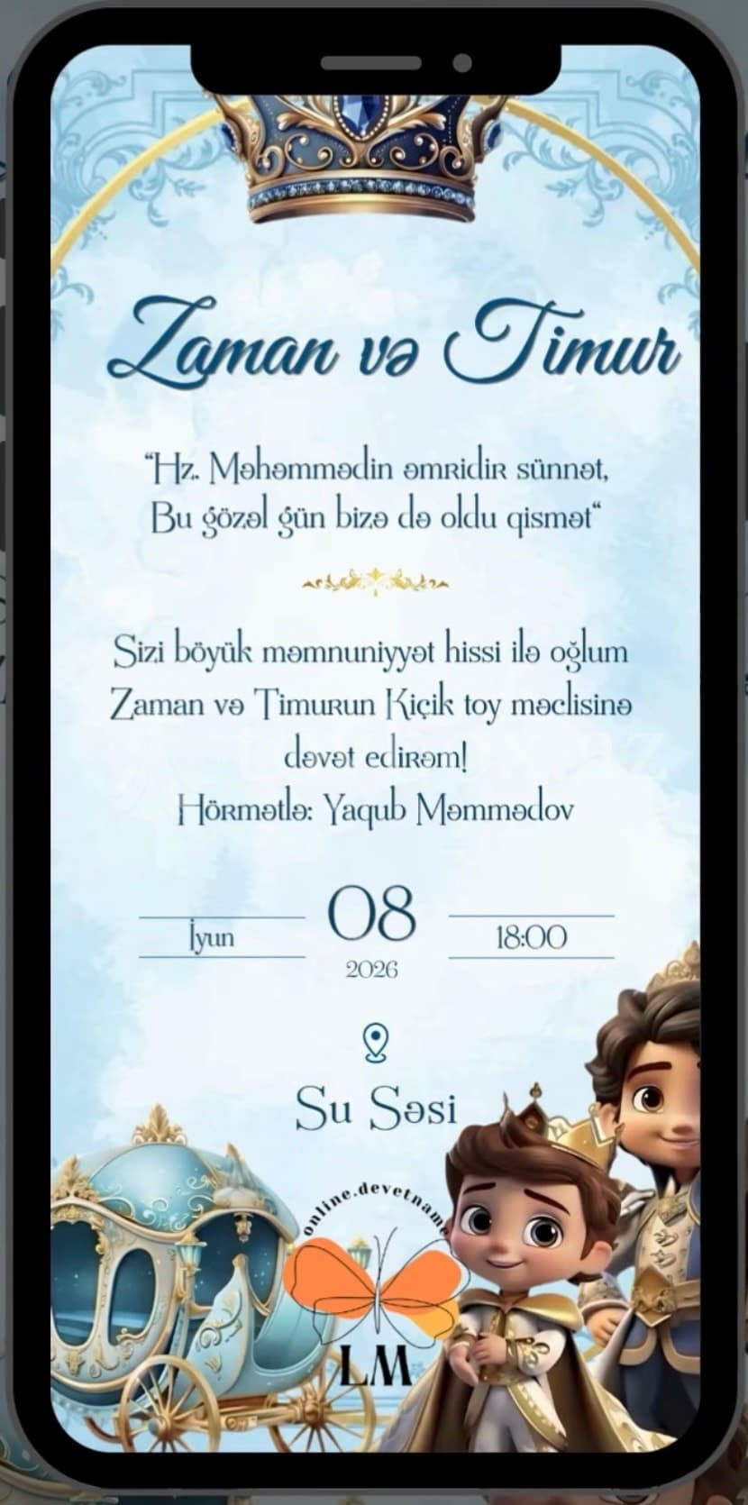 Online Dəvətnamə LM