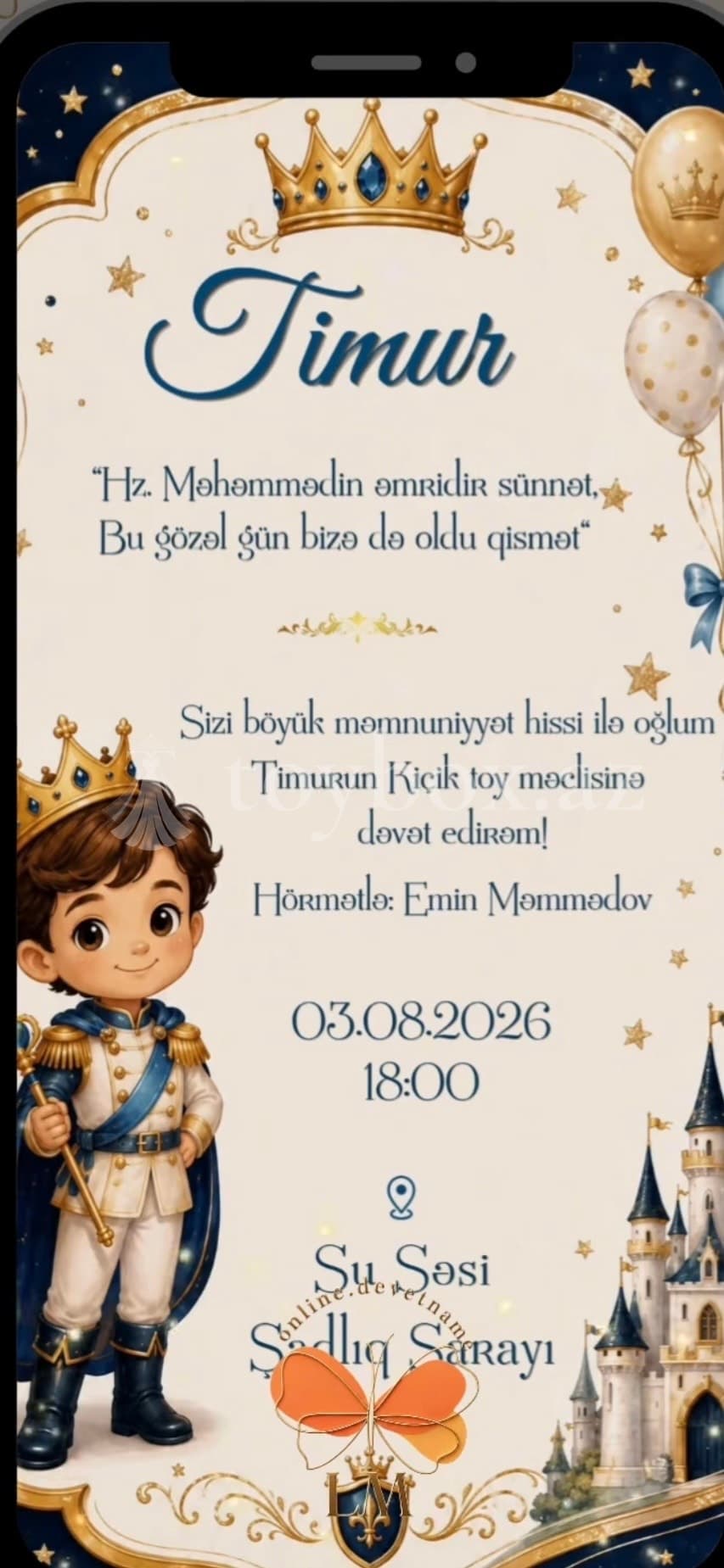Online Dəvətnamə LM